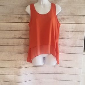 BKE Red Orange Top
